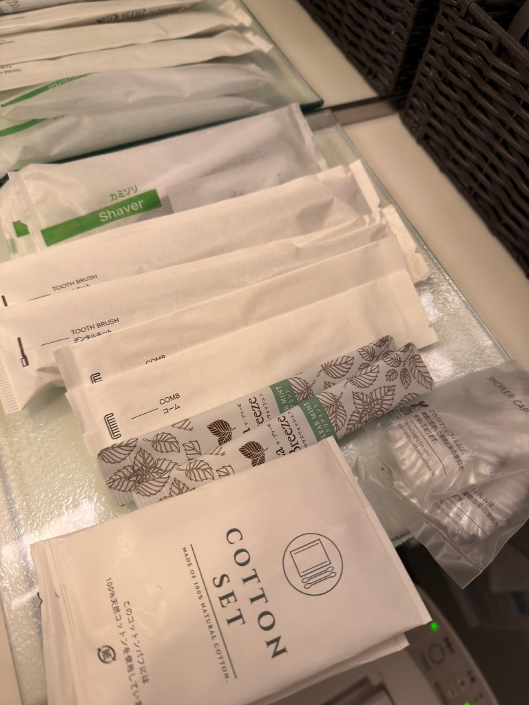 Hotel rooms in Japan might be small but the complete room amenities make up for it